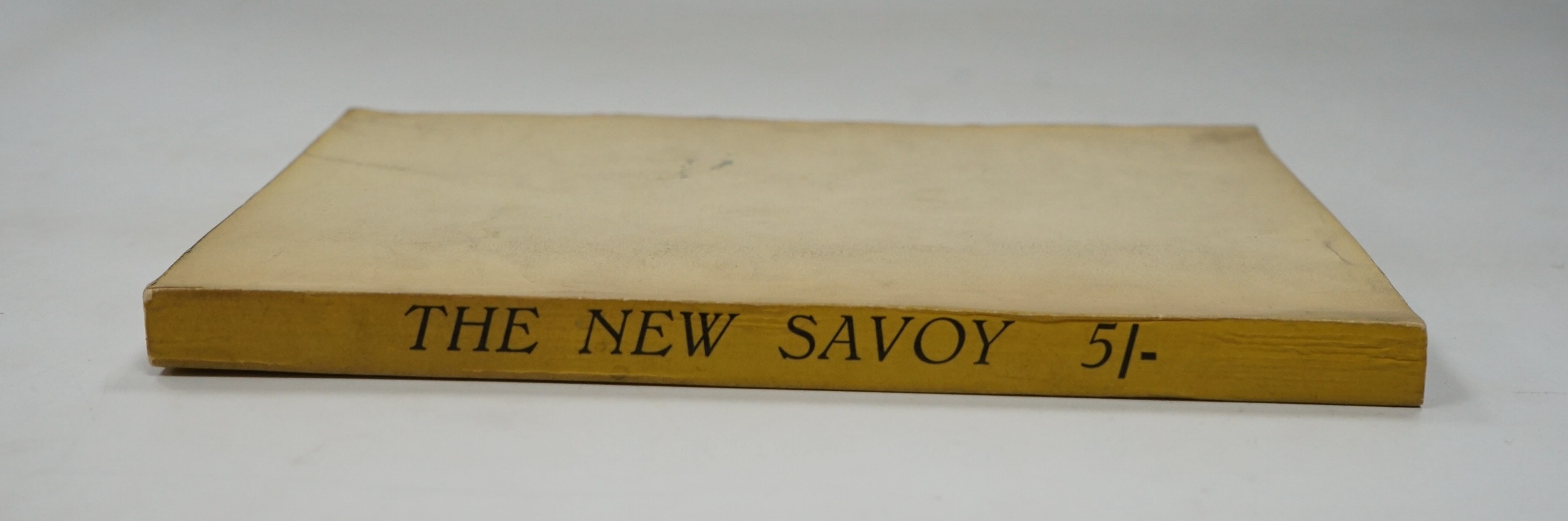 Meulen, Mara & Wyndham, Francis (ed.) - The New Savoy, 203pp, card covers, New Savoy Press, London 1946, includes the first book publication of Orwell's essay, A Hanging & Anthony Powell's A Reference for Mellors.